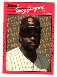1990 Donruss Tony Gwynn MVP Baseball Card Padres