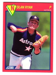 1989 Score Nolan Ryan Superstar Baseball Card Astros