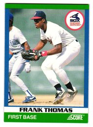 1991 Score Frank Thomas Rising Star Baseball Card White Sox