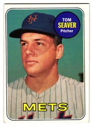 1969 Topps Tom Seaver Baseball Card Mets