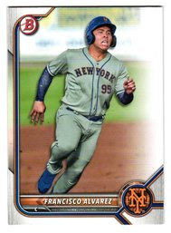 2022 Bowman Francisco Alvarez Prospect Baseball Card Mets