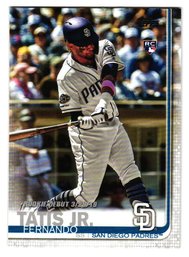 2019 Topps Update Fernando Tatis Jr. Rookie Debut Baseball Card Padres