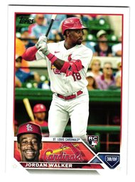 2023 Topps Jordan Walker Rookie Baseball Card Cardinals