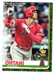 2019 Topps Holiday Shohei Ohtani All-Star Rookie Cup Baseball Card Angels