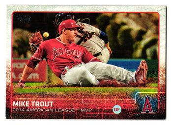 2015 Topps Mike Trout 2014 A.L. MVP Baseball Card Angels