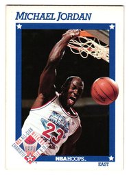 1991 NBA Hoops Michael Jordan All-Star Basketball Card Bulls