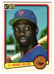 1983 Donruss Mookie Wilson Baseball Card Mets