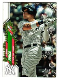 2020 Topps Holiday Aaron Judge Baseball Card Yankees