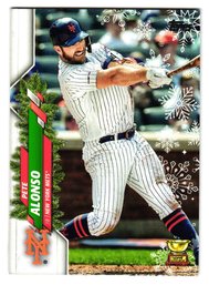 2020 Topps Holiday Pete Alonso All Star Rookie Cup Baseball Card Mets
