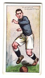 1928 John Player & Sons Footballers Tobacco Card Fred Keenor Cardiff City