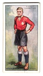 1928 John Player & Sons Footballers Tobacco Card Windsor Lewis Wales