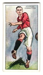1928 John Player & Sons Footballers Tobacco Card Gordon Hodgson Liverpool