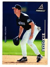 1997 Pinnacle Todd Helton Rookie Baseball Card Rockies