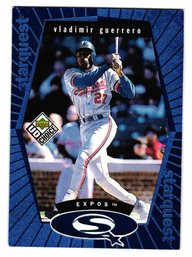 1999 Upper Deck Choice Vladimir Guerrero Blue StarQuest Baseball Card Expos