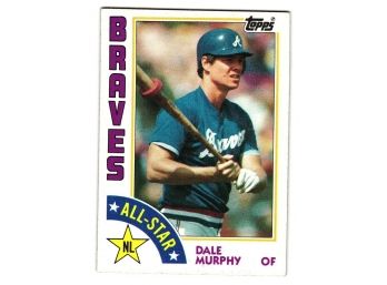 1984 Topps Dale Murphy All-Star Baseball Card Braves
