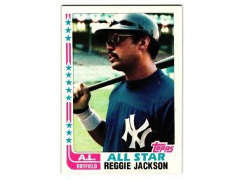 1982 Topps Reggie Jackson All-Star Baseball Card Yankees