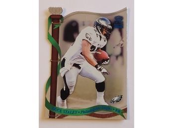 2002 Pacific Crown Royal #'D /175 Duce Staley Royale Blue Parallel Football Card Eagles