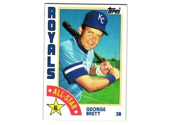 1984 Topps George Brett All-Star Baseball Card Royals