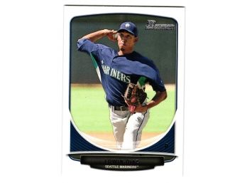2013 Bowman Edwin Diaz Prospect Baseball Card Mariners