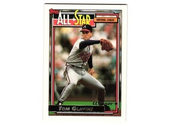 1992 Topps Gold Tom Glavine All-Star Baseball Card Braves