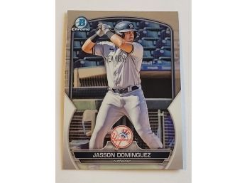 2023 Bowman Chrome Jasson Dominguez Prospect Baseball Card Yankees