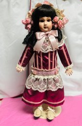 Angelique Danbury Mint Porcelain Doll New Condition