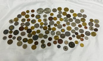 UNSEARCHED VARIOUS COLLECTIONS COINS FROM DIFFERENT COUNTRIES