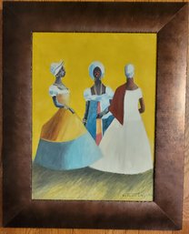 Original Signed Antonio Lazaro Oil Painting