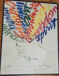 1985 Omega Institute For Holistic Studies Summer Event Poster By Jim Girwin