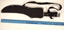 Very Large Full Tang Fixed Blade Knife, Steel Guard And Butt Cap, Shoulder Strap On The  Sheath, Frost Cutlery