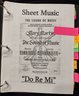 A Large 3 Ring Binder Filled With Sheet Music From Broadway Hits There Are 73 Tabs Each Contain Sets Of Songs