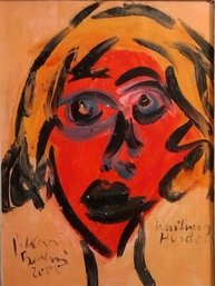 Peter Keil - Polish, German (1942 -) Whitney Houston Painting