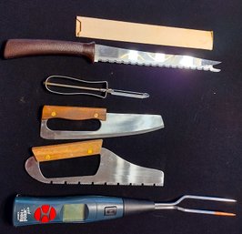 Lot Of Kitchen Knives And More