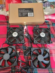 Multifan Series - Table Cooling Fans (4) USB Powered