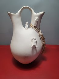 Unique Native American Wedding Vase Sculpture