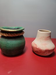 Two Art Pottery Vases