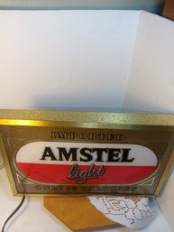 80s Light Up Beer Sign