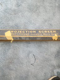 Vintage Projection Screen