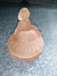 Vintage Angel Pink Candy Dish