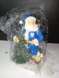 Vintage Resin Santa Figure