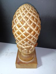 Carved Wooden Display Piece