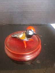 Art Glass Woodpecker