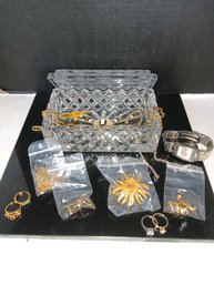 Treasure Box Of Vintage Mixed Jewelry