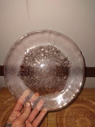Vintage Pink Glass Plates