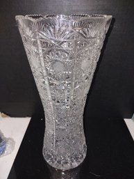 12-in Tall Crystal Vase