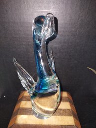 Art Glass Murano Style Duck