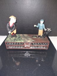 Vintage Cast Iron Golfers Mechanical Bank