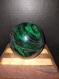 Murano Style Art Glass Paperweight