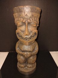 Vintage Hand Carved Wooden Tribal Piece