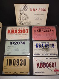 Vintage Radio Station Fphemera Postcards